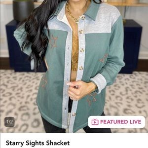 Hem & Thread Shacket Brand new with  🏷